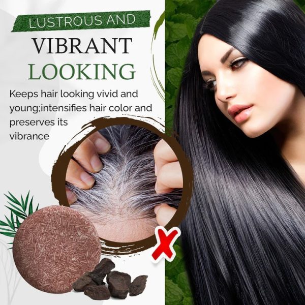 Organic Hair Darkening Shampoo Bar