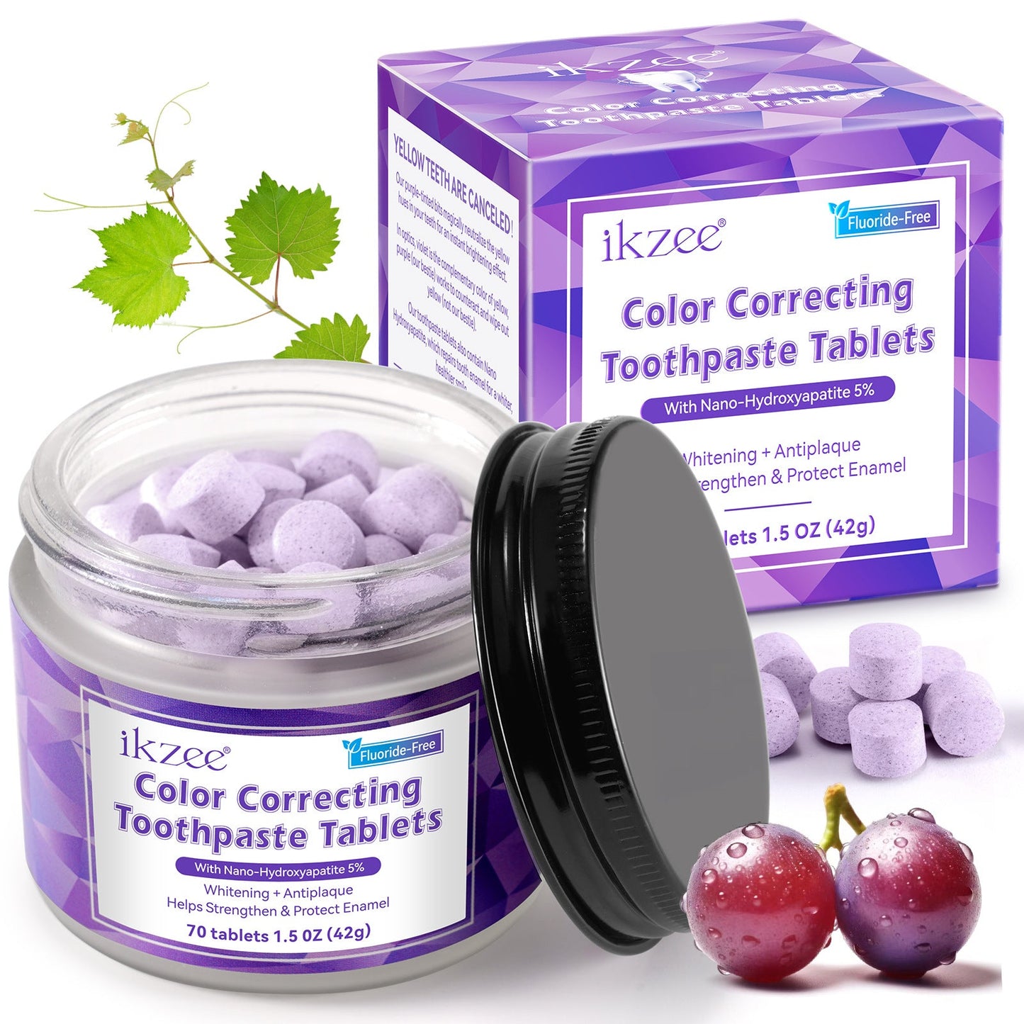 Ikzee Teeth whitening, refreshing Tablet