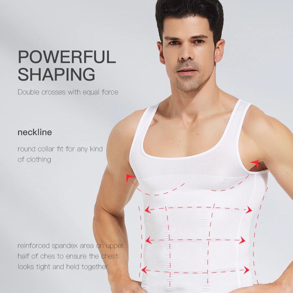 Men's Body Shaper Vest - 2pcs