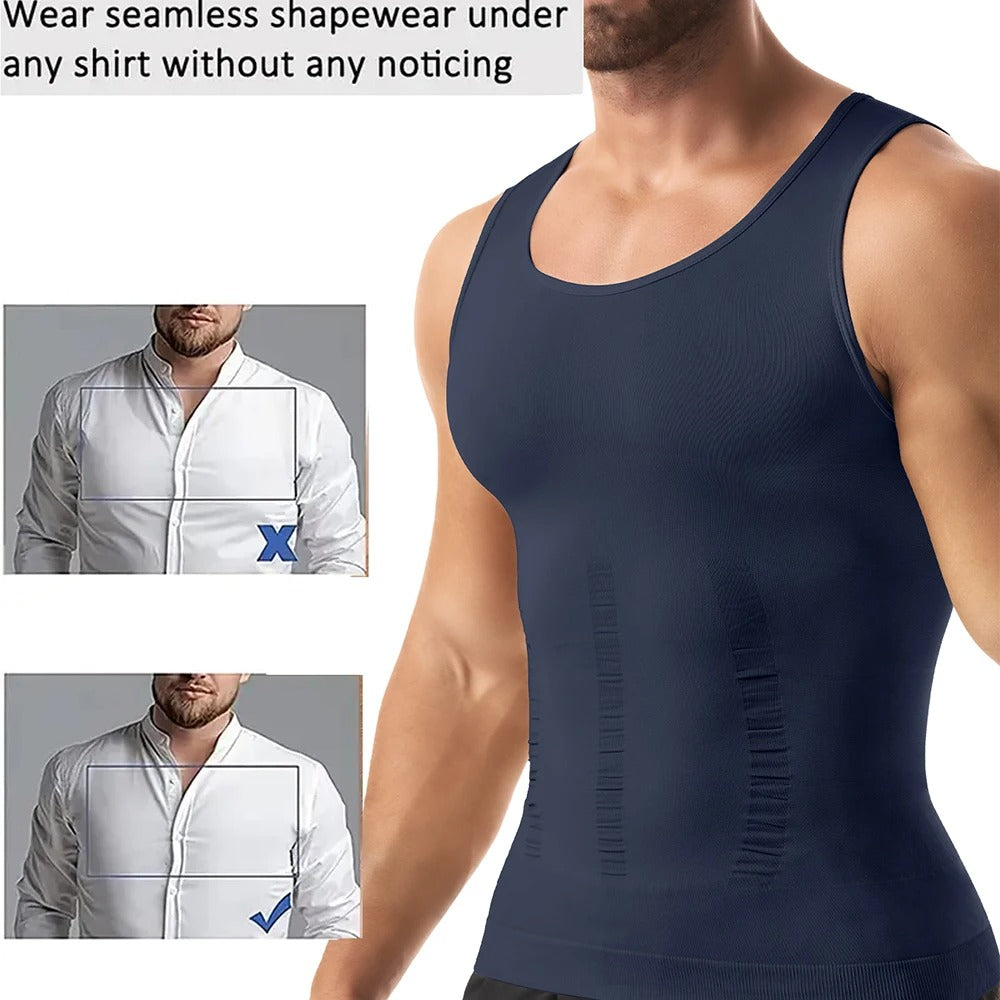 Men's Body Shaper Vest - 2pcs
