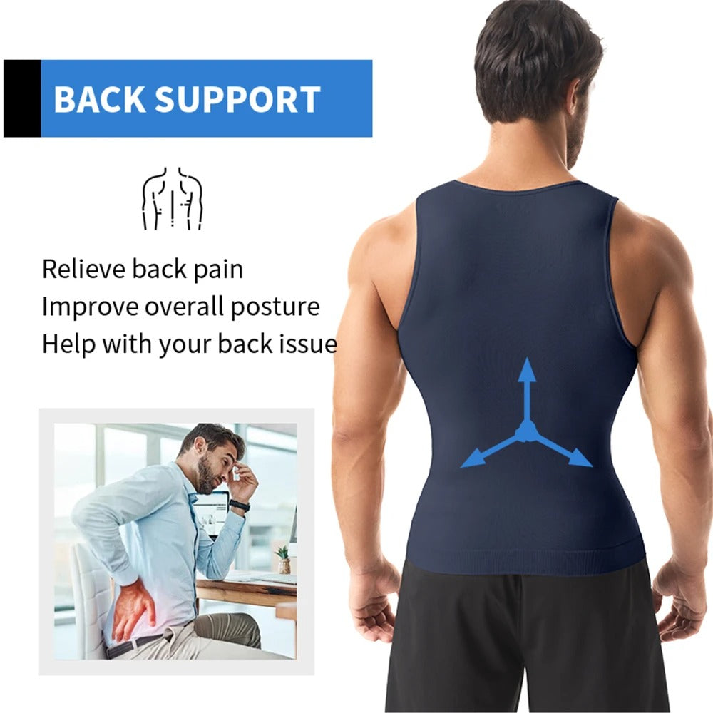 Men's Body Shaper Vest - 2pcs