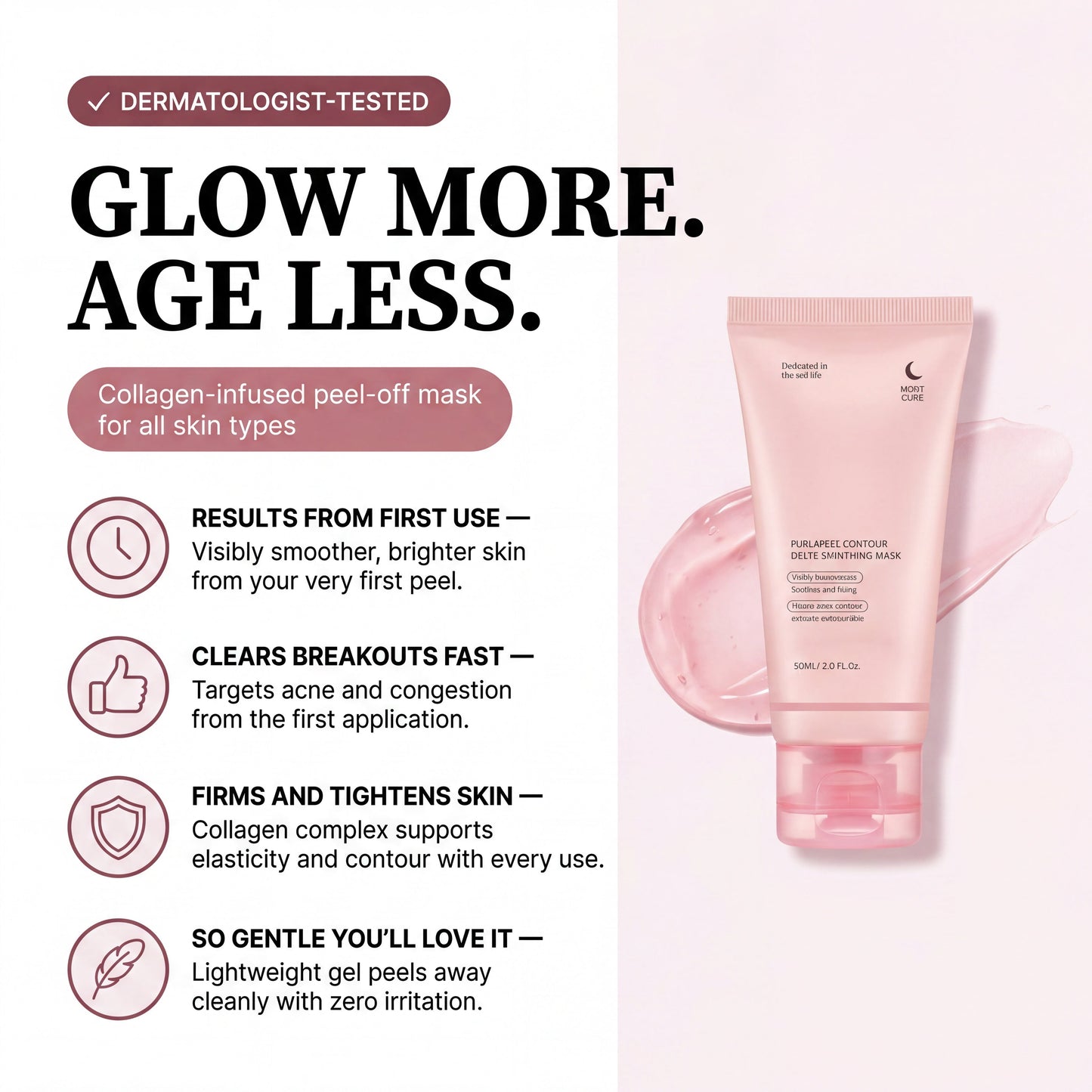 CollaPeel™ - Anti-Wrinkle, Acne Firming Mask
