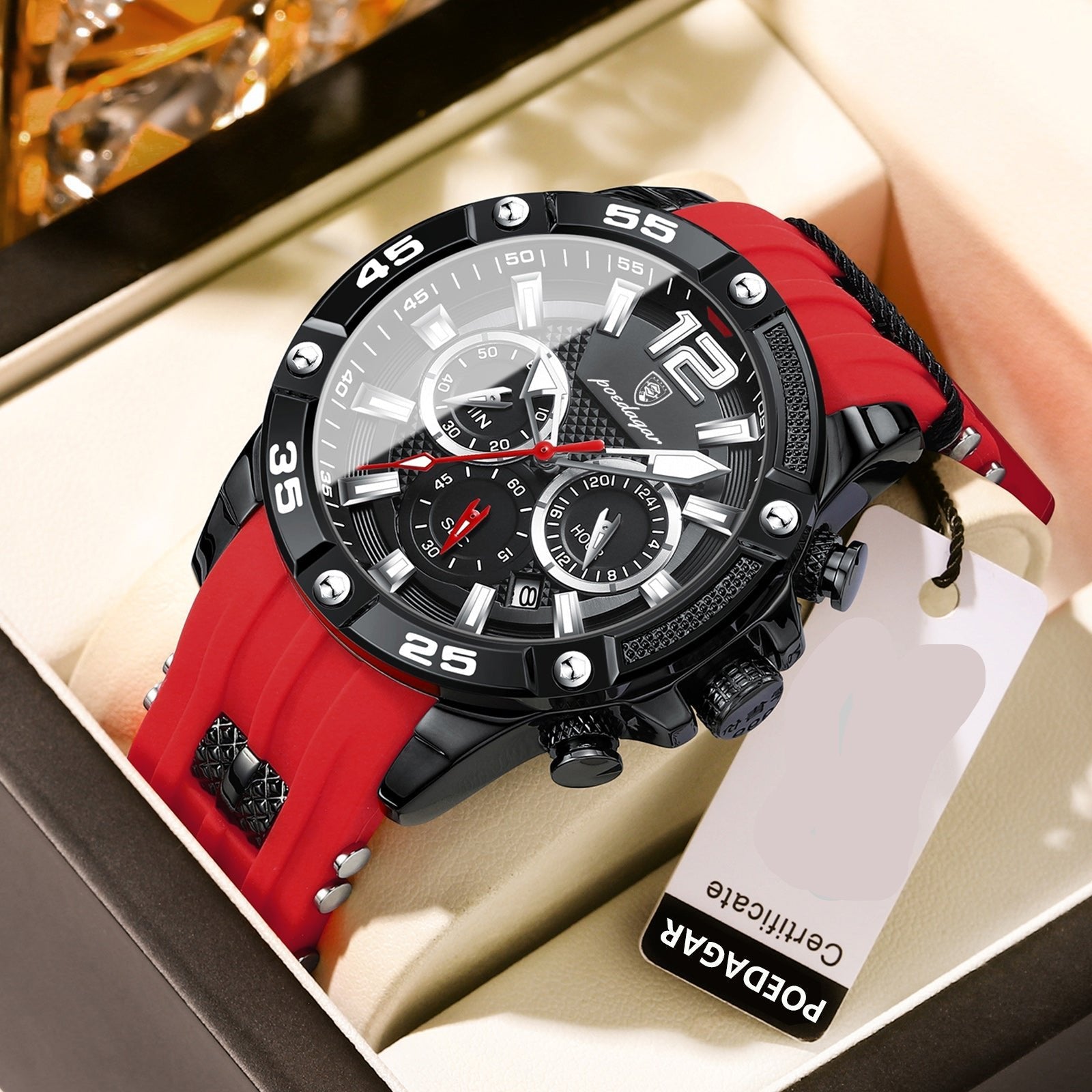 POEDAGAR Casual Luxury Waterproof Luminous