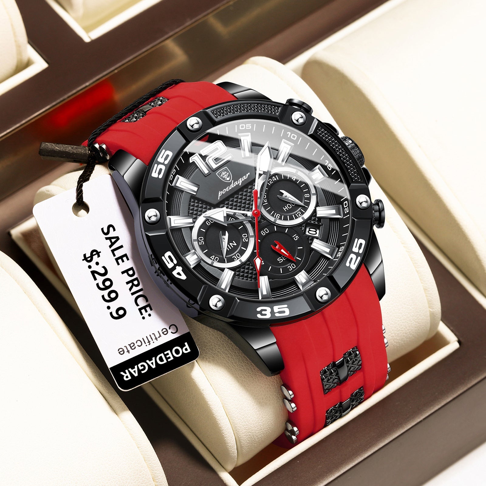 POEDAGAR Casual Luxury Waterproof Luminous
