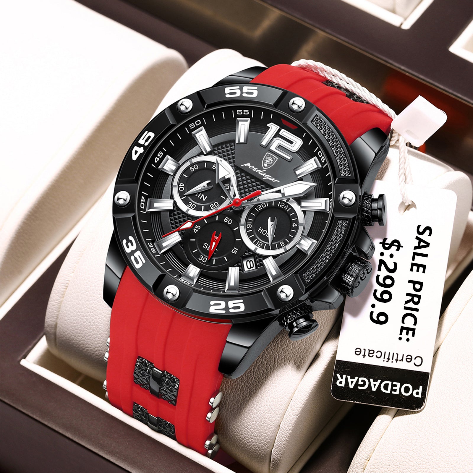 POEDAGAR Casual Luxury Waterproof Luminous