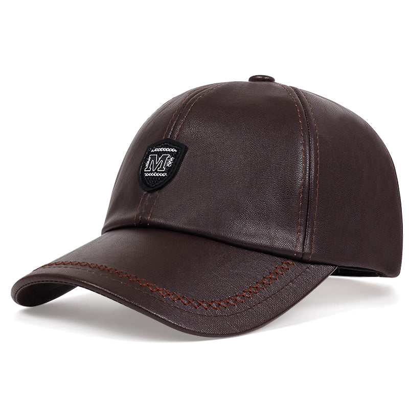 Goras Men's Women's Leather Cap